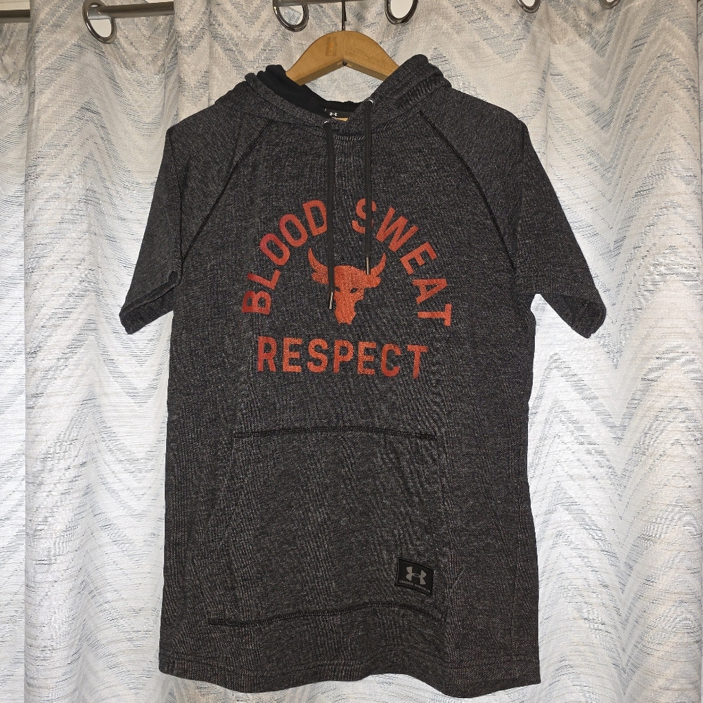Under Armour Project Rock Blood Sweat Respect Hoodie Mens Sz Medium
